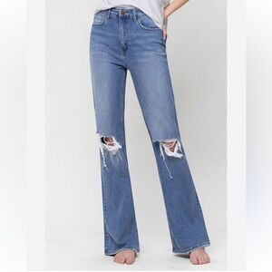 Flying Monkey High Rise Vintage Flare Jeans 34” Inseam size 27